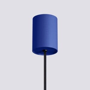 Estria Pendant Light - White / Ultramarine Uncategorized Great Lighting UK Ltd