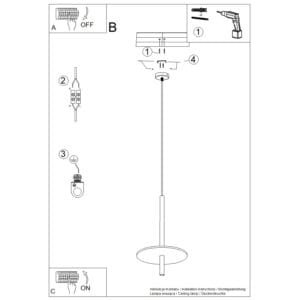 Feltro Felt Disc Pendant Light - Black / Natural Coloured Pendant Lights Great Lighting UK Ltd