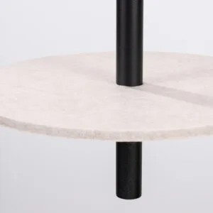 Feltro Felt Disc Pendant Light - Black / Natural Bedroom Pendant Lights Great Lighting UK Ltd