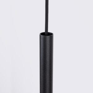 Feltro Felt Disc Pendant Light - Black / Yellow Coloured Pendant Lights Great Lighting UK Ltd