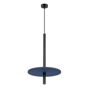 Feltro Felt Disc Pendant Light - Black / Navy Uncategorized Great Lighting UK Ltd