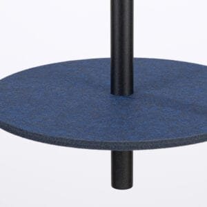 Feltro Felt Disc Pendant Light - Black / Navy Uncategorized Great Lighting UK Ltd