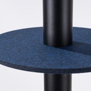 Pelta Felt Disc Pendant Light - Black / Navy Uncategorized Great Lighting UK Ltd