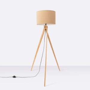 Natt Tripod Floor Light - Natural Uncategorized Great Lighting UK Ltd