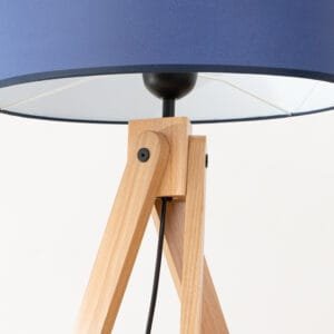 Natt Tripod Floor Light - Navy Uncategorized Great Lighting UK Ltd