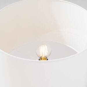 Natt Tripod Floor Light - White Bedside Table Lamps Great Lighting UK Ltd