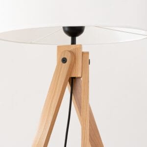 Natt Tripod Floor Light - White Bedside Table Lamps Great Lighting UK Ltd