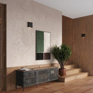 Vanta Wall Light - Black Bedroom Wall Lights Great Lighting UK Ltd