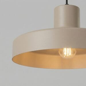 Bilo Pendant Light - Taupe Uncategorized Great Lighting UK Ltd