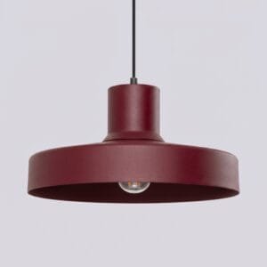 Bilo Pendant Light - Burgundy Coloured Ceiling Lights Great Lighting UK Ltd