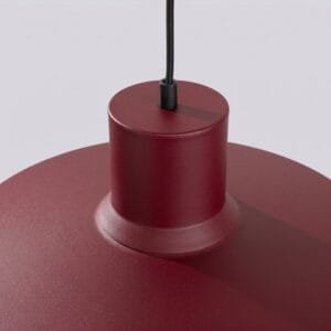 Bilo Pendant Light - Burgundy Coloured Ceiling Lights Great Lighting UK Ltd