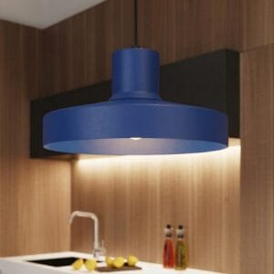 Bilo Pendant Light - Ultramarine Coloured Pendant Lights Great Lighting UK Ltd