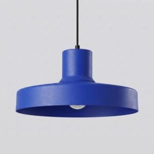 Bilo Pendant Light - Ultramarine Coloured Pendant Lights Great Lighting UK Ltd