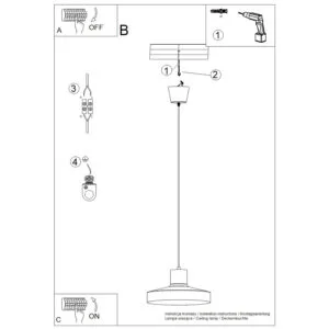 Bilo Pendant Light - Sage Coloured Pendant Lights Great Lighting UK Ltd