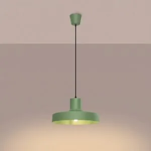 Bilo Pendant Light - Sage Coloured Pendant Lights Great Lighting UK Ltd