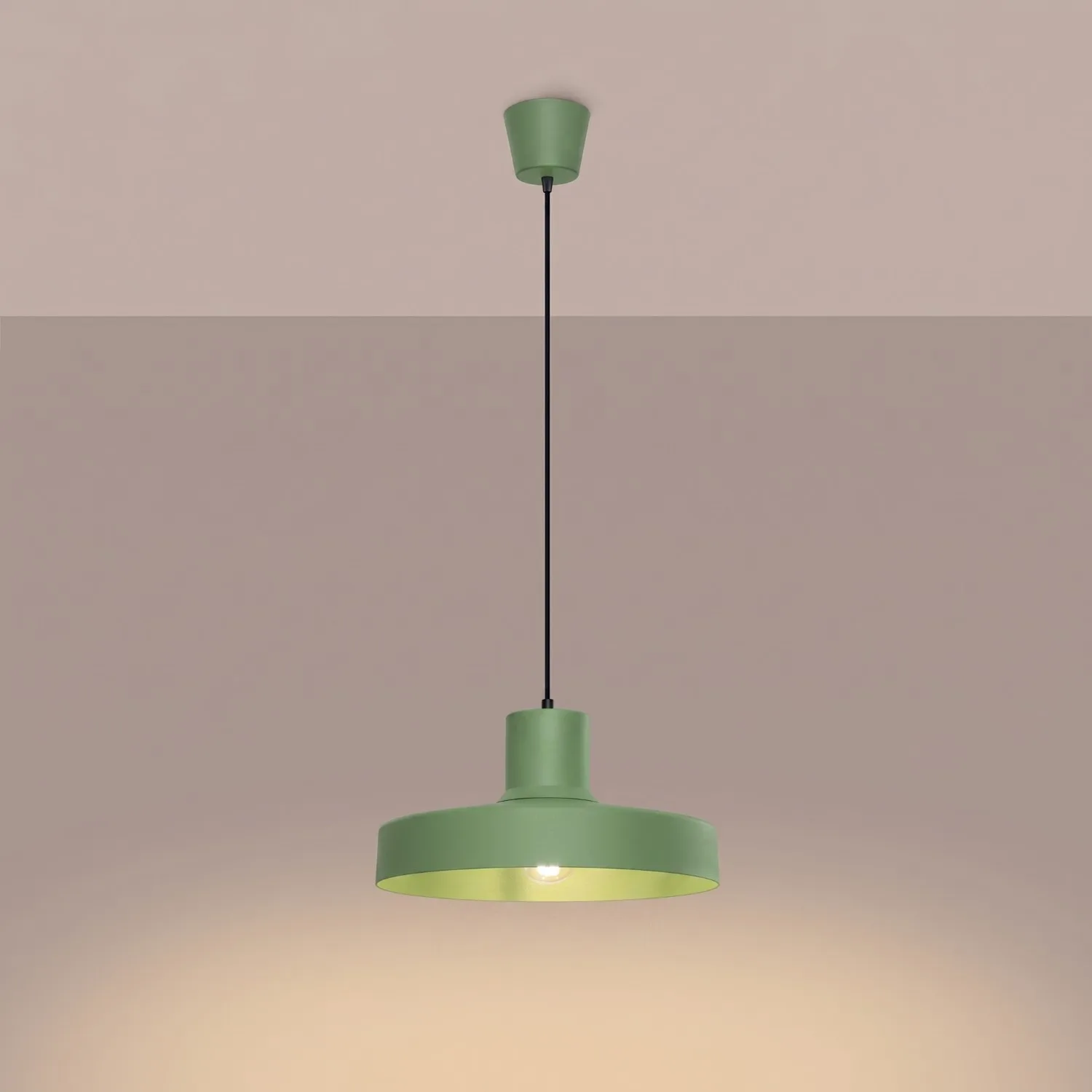 Bilo Pendant Light - Sage Coloured Pendant Lights Great Lighting UK Ltd