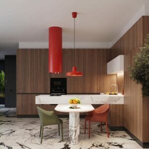Bilo Pendant Light - Red Uncategorized Great Lighting UK Ltd