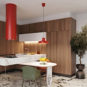 Bilo Pendant Light - Red Uncategorized Great Lighting UK Ltd