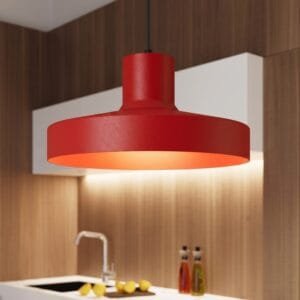 Bilo Pendant Light - Red Uncategorized Great Lighting UK Ltd