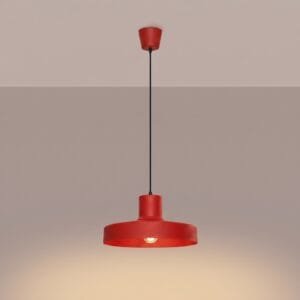Bilo Pendant Light - Red Uncategorized Great Lighting UK Ltd