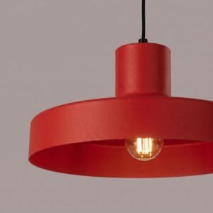 Bilo Pendant Light - Red Uncategorized Great Lighting UK Ltd
