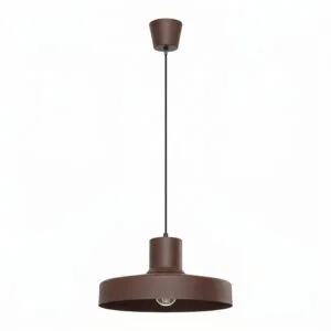 Bilo Pendant Light - Brown Industrial Pendant Lights Great Lighting UK Ltd