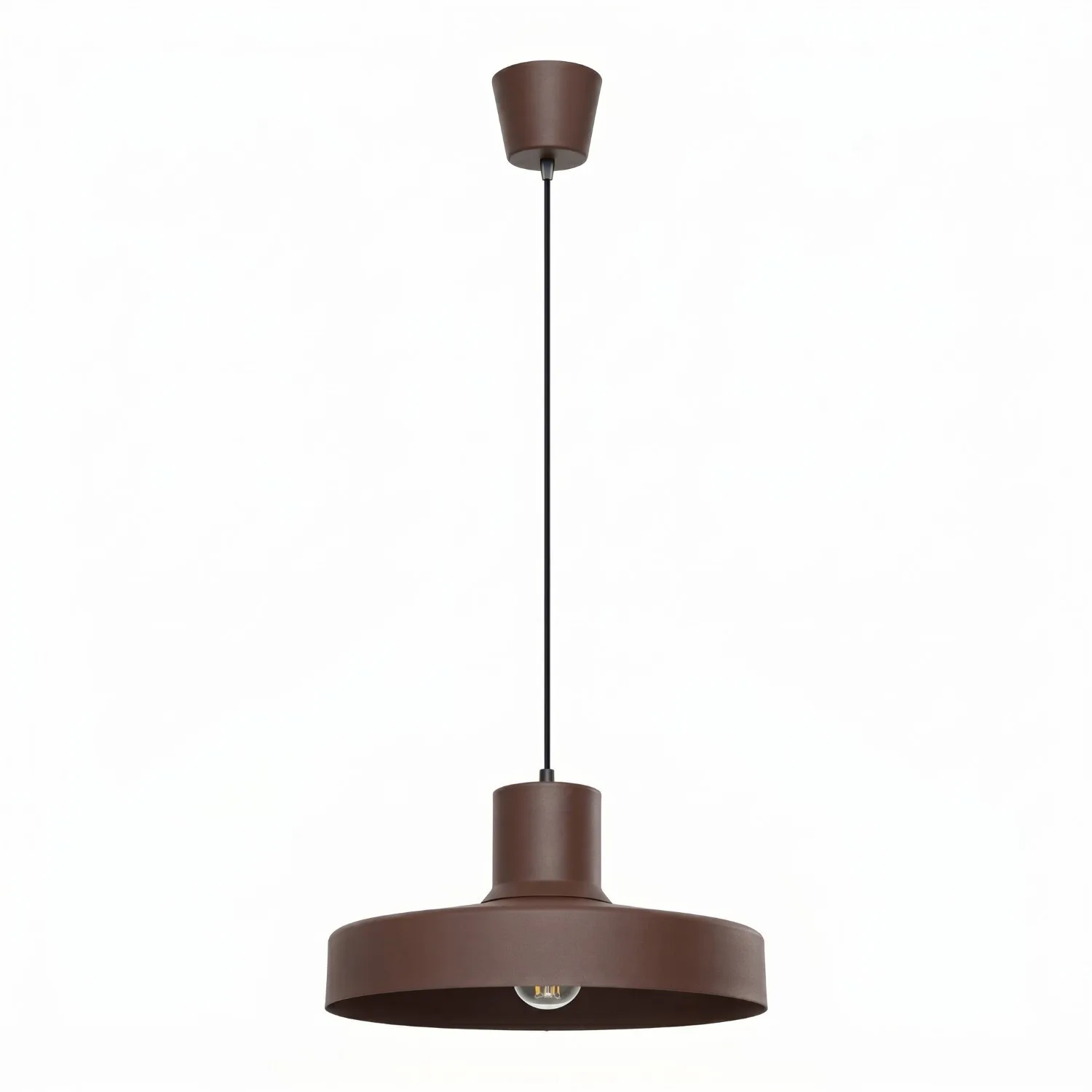 Bilo Pendant Light - Brown Industrial Pendant Lights Great Lighting UK Ltd