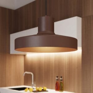 Bilo Pendant Light - Brown Industrial Pendant Lights Great Lighting UK Ltd