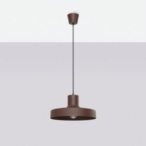 Bilo Pendant Light - Brown Industrial Pendant Lights Great Lighting UK Ltd