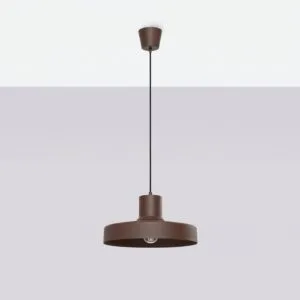 Bilo Pendant Light - Brown Industrial Pendant Lights Great Lighting UK Ltd