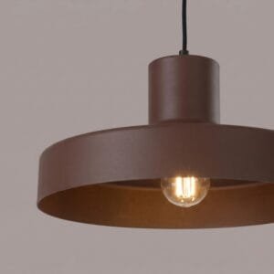 Bilo Pendant Light - Brown Industrial Pendant Lights Great Lighting UK Ltd