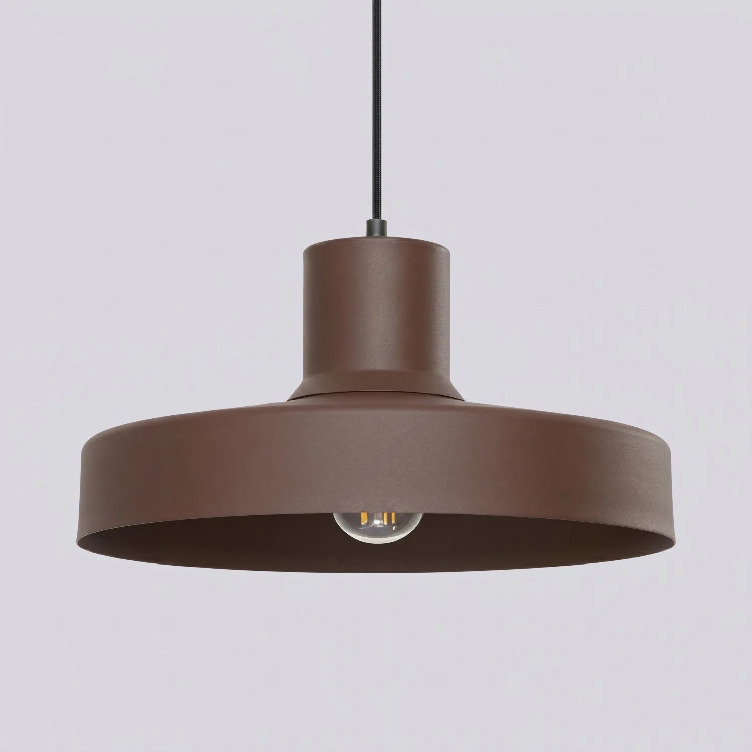Bilo Pendant Light - Brown Industrial Pendant Lights Great Lighting UK Ltd