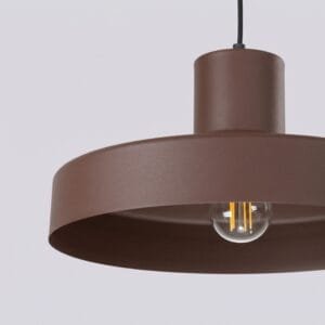 Bilo Pendant Light - Brown Industrial Pendant Lights Great Lighting UK Ltd