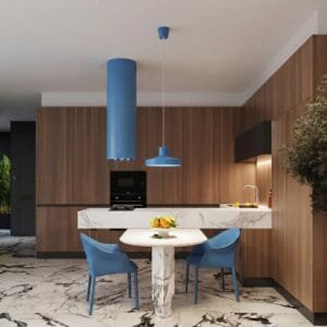 Bilo Pendant Light - Azure Kitchen Pendant Lights Great Lighting UK Ltd
