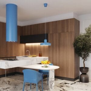 Bilo Pendant Light - Azure Kitchen Pendant Lights Great Lighting UK Ltd