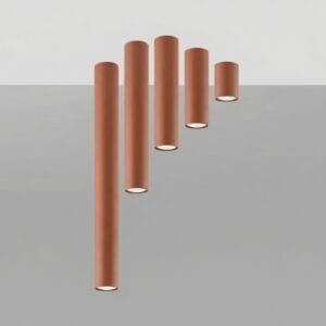 Lagos Ceiling Light 10cm - Red Ochre Uncategorized Great Lighting UK Ltd