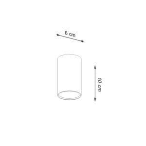Lagos Ceiling Light 10cm - Olive Green Uncategorized Great Lighting UK Ltd