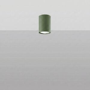 Lagos Ceiling Light 10cm - Olive Green Uncategorized Great Lighting UK Ltd