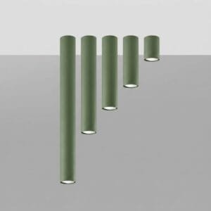 Lagos Ceiling Light 10cm - Olive Green Uncategorized Great Lighting UK Ltd
