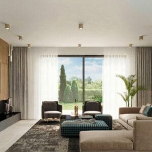 Lagos Ceiling Light 20cm - Sand Uncategorized Great Lighting UK Ltd