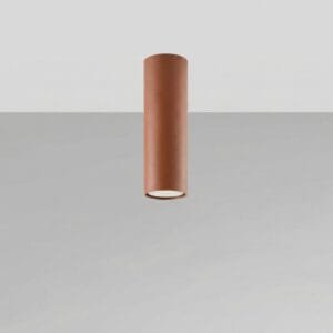 Lagos Ceiling Light 20cm - Red Ochre Uncategorized Great Lighting UK Ltd