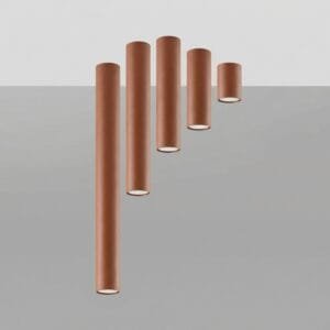 Lagos Ceiling Light 20cm - Red Ochre Uncategorized Great Lighting UK Ltd