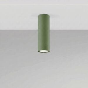 Lagos Ceiling Light 20cm - Olive Green Hallway Ceiling Lights Great Lighting UK Ltd