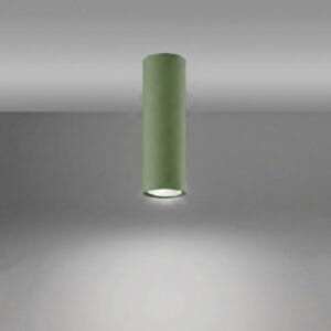 Lagos Ceiling Light 20cm - Olive Green Hallway Ceiling Lights Great Lighting UK Ltd