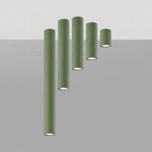 Lagos Ceiling Light 20cm - Olive Green Hallway Ceiling Lights Great Lighting UK Ltd
