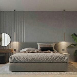 Pastelo Single Cylinder Pendant Light - Taupe Uncategorized Great Lighting UK Ltd