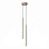 Pastelo Twin Cylinder Pendant Light - Taupe Uncategorized Great Lighting UK Ltd