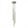 Pastelo 3-Light Cylinder Pendant Cluster - Taupe Uncategorized Great Lighting UK Ltd