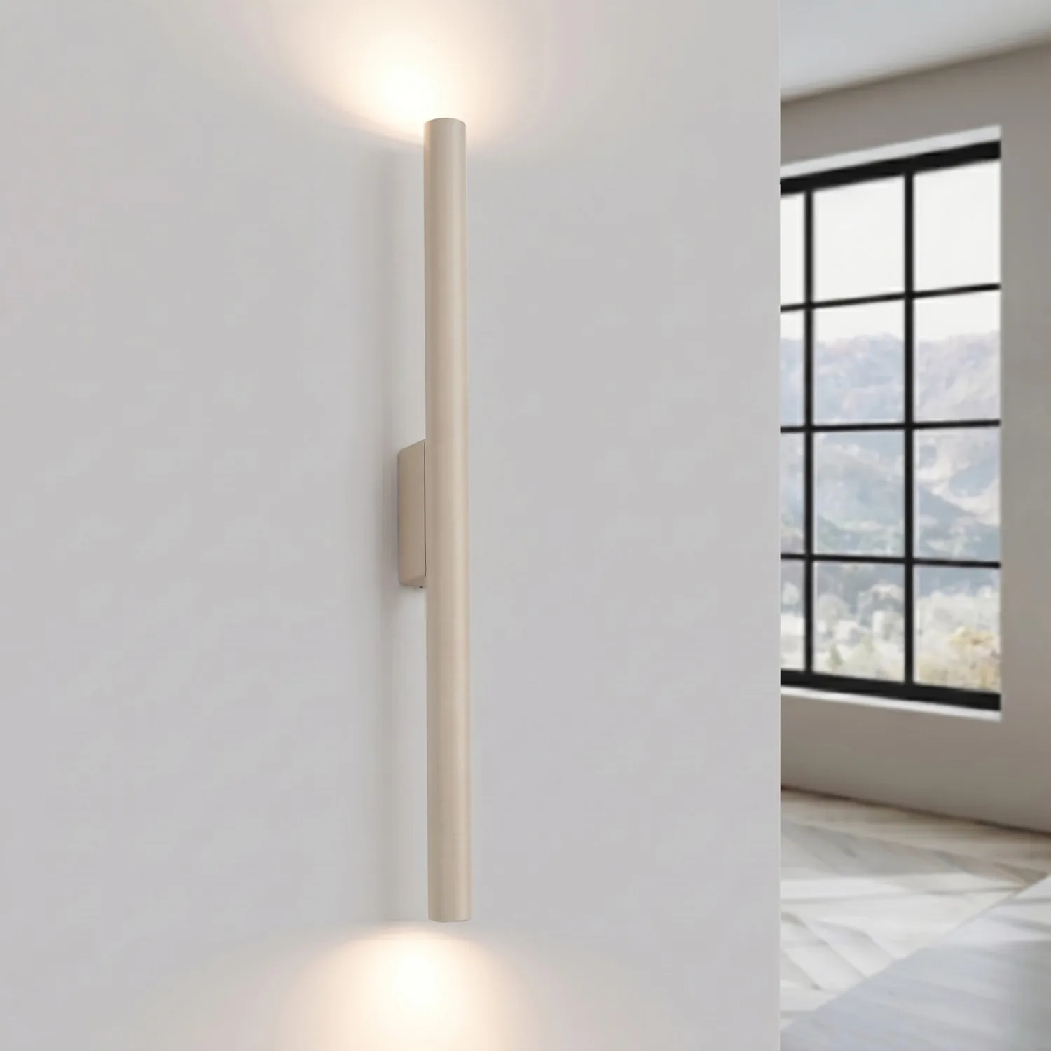 Pastelo Wall Light - Taupe Uncategorized Great Lighting UK Ltd