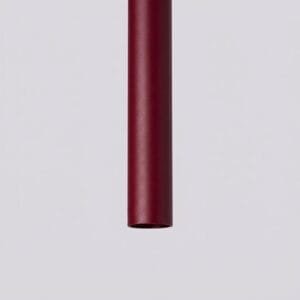 Pastelo Twin Cylinder Pendant Light - Burgundy Uncategorized Great Lighting UK Ltd